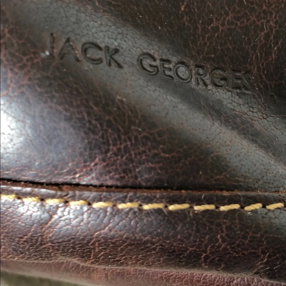 Jack Georges Voyager Small Convertible Backpack Genuine Leather, Brown